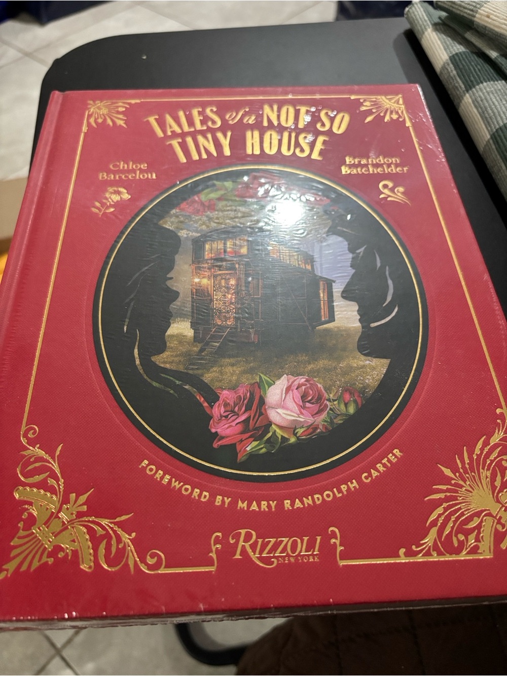 Rizzoli Red Hardcover with Gold Foil Accents